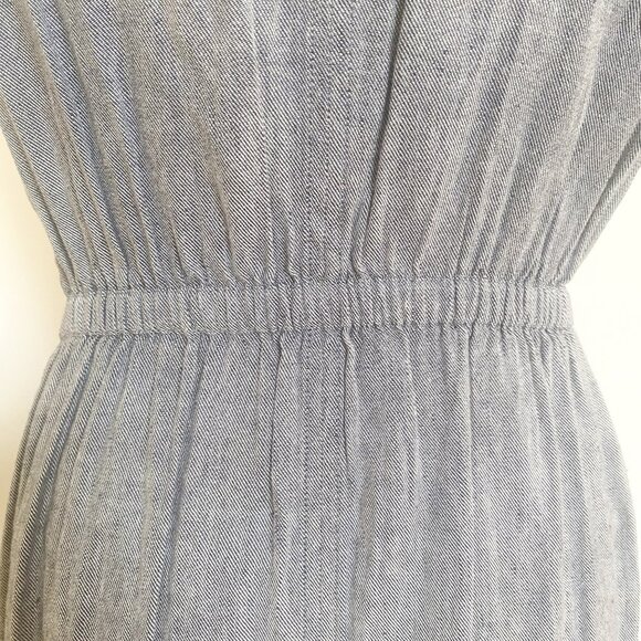 ✧˚Chic & Professional Nicole Miller Twill Linen Shirt Dress˚✧ - Picture 10 of 12